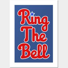 the ring the bell logo in red and blue