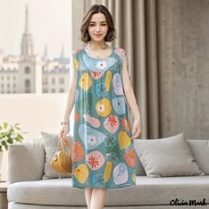 Olivia Mark - Adults Home Wear: Premium Cotton Silk Sleep Dress and Nightgown Set Satin Sleep Dress, Dress For Adults, Silk Sleep Dress, Nightgown Sets, Silk Nightgown, Sleepwear Dress, Silk Sleepwear, Comfortable Home, Mesh Bodycon Dress