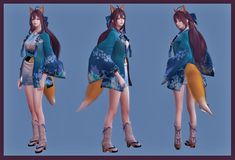 Fox Ears And Tail, Sims 4 Cc Eyes, Japanese Fox, Fox Dress, Hair Hat, Sims 4 Dresses, Fox Ears, Sims Four