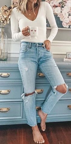 Casual Spring Outfits, Hair Rainbow, Best Jeans For Women, Spring Fashion Outfits, Outfits Spring, Casual Spring, Outfits Fashion, Look At You, Spring Outfits Casual