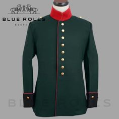 New Brand New Waffenrock für Mannschaften im Königlich Sächsischen 7. Feld-Artillerie-Regiment Jacket - Military Coat - Wool jacket CHARACTERISTICS: 100% wool Custom Fit Style. colors Available : Navy blue , Black , Red , White , Green Occasions: for Halloween, Christmas, Festival, Carnival, Ball Gown, Drama, School Performance, Masquerade, Birthday Party, Show Role-play/Dress Up and Party, etc This item is made to order and will take approx. 2-3 weeks Professionally stitched AVAILABILITY: Only Fitted Historical Design Outerwear With Long Sleeves, Costume Outerwear With Epaulettes And Long Sleeves, Fitted Long-sleeved Military Uniforms, Fitted Long Sleeve Military Uniforms, Fitted Long Sleeve Blazer With Epaulettes, Military Uniforms Long Sleeve Formal, Military Style Fitted Uniform For Formal Occasions, Military Style Long Sleeve Formal Uniforms, Formal Military Uniform With Long Sleeves