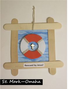 a wooden frame with a cross on it