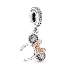 Minnie Mouse Pavé Ear Headband Dangle Charm by Pandora – Disney Parks Pandora Wishlist, Disney Charm Bracelet, Stockholm Stil, Pandora Charms Disney, Minnie Mouse Headband, Disney Charms, Charms Pandora, Pandora Disney, Silver Headband