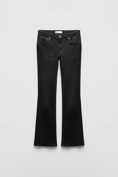 Zara Mid-rise Flare Jeans For Fall, Zara Flare Jeans For Fall, Zara Stretch Straight Leg Jeans, Chic Stretch Zara Jeans, Zara Stretch Jeans For Fall, Black Flared Jeans, Jeans With Belt, Full Length Jeans, Apple Bottom Jeans