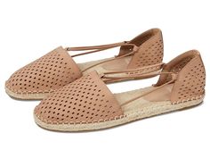 Eileen Fisher Lee 2 - Women's Shoes : Latte : Dress up your look with the effortlessly chic Lee espadrille from Eileen Fisher. Full-grain leather upper. Slip-on style with open lacing. Closed toe. Leather-lined. Jute footbed and midsole. Rubber sole. Imported. Measurements: Weight: 9 oz Product measurements were taken using size 8, width B - Medium. Please note that measurements may vary by size. Eileen Fisher, Full Grain Leather, Product Reviews, Women's Shoes, Rubber Sole, Espadrilles, Grain, Leather Upper, Dress Up