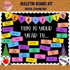 bulletin board kit for the year to be