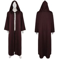 Anakin Skywalke Solid Color Costume For Halloween Party, Fantasy Hooded Cosplay Costume, Fantasy Hooded Costume For Cosplay, Hooded Fantasy Cosplay Costume, Vampire Long Sleeve Costume For Fall, Fall Vampire Costume With Long Sleeves, Gothic Long Sleeve Halloween Cosplay Costume, Hooded Costume For Cosplay Events, Fantasy Halloween Costumes For Role Play