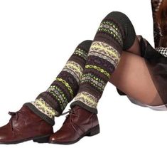 Bohemian Leg Warmers – tahoe t-shirts.and.gifts.com Boots With Leg Warmers, Knitted Leg Warmers, Knit Leg Warmers, Knit Boots, Long Knit, Boot Cuffs, Women Legs, Winter Warmers, Boot Socks