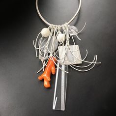 New Designs for Spring and Summer #coral #contemporaryjewelry #lagunabeach #justlookingboutique #forestave Art Jewelry Necklace, Queen Jewelry, Fiber Jewelry, Porcelain Jewelry, Boho Diy, New Designs, Leather Jewelry, Jewelry Trends