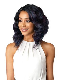 BOBBI BOSS Synthetic Lace Front Wig Bobbi Boss Swiss Lace Front Wig - MLF181 Denna Bobbi Boss Wigs, Hairstyle Video, Toddler Hairstyles, Girl Hairstyle, Small Girl, Hair Shows, Half Wigs, Wigs Online, Short Wigs