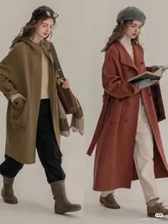 Korean Coat, Japan Outfit, Fashion Terms, Modest Dresses Casual, Everyday Fashion Outfits, Miniskirt Outfits, Trendy Fall Outfits, Midi Skirts, 가을 패션