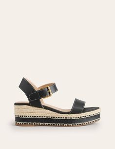 Stitched Wedge Espadrilles - Tan | Boden US Espadrilles Sneakers, Wedge Espadrilles, Black Espadrilles, Wedge Heel Sandals, Trainer Boots, Heeled Loafers, Espadrille Shoes, Boot Shoes Women, Sandal Espadrille