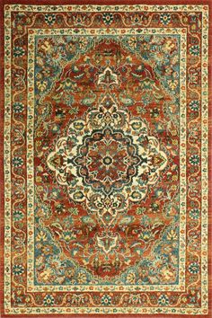 Buckingham Area Rug, Rust Color-Detail: Rust Style: Transitional Pattern: Floral Construction: Machine Made Material: Polypropylene Rust Area Rug, Rustic Area Rugs, Old World Charm, Saturated Color, Rust Color, Floral Botanical, Vintage Patterns, Mattress Furniture, Rugs Online