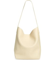 Mansur Gavriel Everyday Cabas Leather Hobo Bag | Nordstrom Chic Hobo Bag With Smooth Grain For Shopping, Chic Smooth Grain Hobo Bag For Shopping, Versatile Textured Leather Hobo Bag For Errands, Everyday Textured Leather Bucket Hobo Bag, Chic Textured Leather Hobo Bag For Everyday, Modern Soft Leather Hobo Bucket Bag, Chic Hobo Bag With Smooth Grain Bucket Shape, Chic Bucket Hobo Bag With Smooth Grain, Chic Cream Soft Leather Hobo Bag