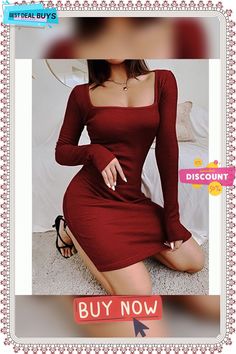 Women's Casual Dress Sheath Dress Loose Dress Plain Patchwork Square Neck Mini Dress Classic Mature Daily Date Long Sleeve Regular Fit Claret Blue Gray White Winter Fall S M L Xl 2xl Winter Bodycon Dress With Square Neck, Square Neck Stretch Dress In Solid Color, Solid Square Neck Bodycon Dress, Fall Mini Dress With Square Neck In Solid Color, Fall Bodycon Dress With Square Neck, Fall Mini Dress With Square Neck And Solid Color, Fall Square Neck Mini Dress In Solid Color, Winter Square Neck Bodycon Dress, Solid Color Bodycon Dress With Square Neck