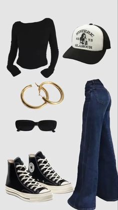 35+ Cute Back To School Outfits for Teens 2024 - HubPages Back To School Outfits For Teens, Simple Outfits For School, Outfit Inspo Casual, Trendy Outfits For Teens, Outfits With Converse, Cute Outfits For School, School Looks, Looks Black, Cute Everyday Outfits