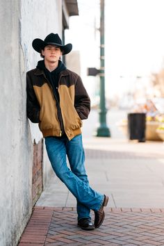 Senior Pictures Men Posing Ideas, Western Poses Photo Ideas Men, Men's Senior Pictures, Downtown Mckinney Photography, Senior Picture Ideas Western Guys, Urban Guy Senior Pictures, Cowboy Graduation Pictures, Downtown Senior Photos Boy, Cowboy Senior Pictures Guys