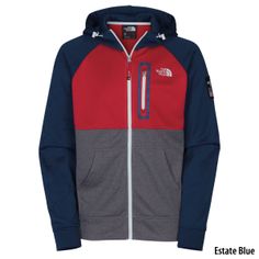 The North Face Mens International Full-Zip Hoodie - Estate Blue | Gander Mountain #Sochi Mens Winter, Winter Olympics, Team Usa, Sochi, Baby Outfits, Hoodies For Sale, Mode Vintage