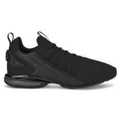 The ION is the latest addition to PUMA's Viz Tech selection, and it features a wideset lacing design and bold colour executions. $49.95 Modern Black Running Shoes With Vented Sides, Under Armour Black Mesh Running Shoes, Functional Black Running Shoes With Puma Logo, Black Puma Running Sneakers, Puma Low-top Training Running Shoes, Black Lace-up Puma Running Shoes, Mens Black Sneakers, Shoes Running, Sport Shoes Men