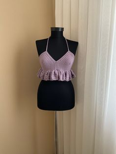 This is a fun, classic lace crochet bralette that is a staple piece of any summer wardrobe. 100% Cotton 100% handmade Machine washable Please choose the most appropriate size from the drop down menu. If you would like to ensure the best possible fit of your top, feel free to include bust and waist measurements in the notes section when purchasing. Don't see a color you like? Please contact me for additional colors. DON'T FORGET to Choose the Color Code from the Last Picture Padding can be added Lace Crochet Camisole Top For Beach, Fitted Cropped Crochet Top, Lace Cropped Top For Beach, Beach Crop Top In Lace That Is Bra Friendly, Fitted Camisole Crochet Top For Vacation, Spring Fitted Crochet Top Bra Friendly, Knitted Lace Crochet Top For Summer, Fitted Lace Summer Crop Top, Fitted Crochet Camisole Top For Vacation