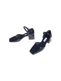 Suzanne Rae Maryjane Black Reflex Suzanne Rae, Leather Wraps, Signature Style, Shoe Collection, Mary Janes, Block Heels, Black Leather, Buckle, Black And White