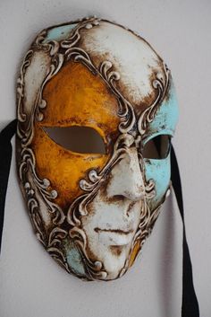 All models are manufactured in Italy and distributed in the United States. If you want fast shipping directly from Italy, write to us or choose the option in the menu (FAST SHIPPING) Our masks are made according to the oldest Venetian techniques and the most innovative materials in the industry. Each mask is a unique work of craftsmanship that arrives directly to your home, created and personalized just for you. With this mask you will impress everyone at any dance or costume party. 🎭 🎃 The ma Venice Mask, Mascaras Halloween, Handmade Mask, Guy Fawkes, Costume Masks, Venetian Masks, Paint Tool Sai, Venetian Mask, Saint Michael