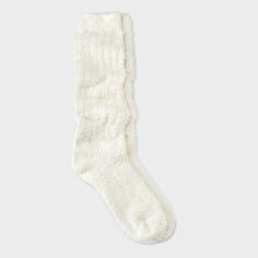 Keep your feet warm with the Women’s Cozy Slouch Crew Socks from Auden™ 4-10. These ultra plush, supremely soft socks are made from buttery soft yarns, ensure maximum comfort and warmth. Ribbed knit cuffs provide a secure fit that stays in place all day. The relaxed slouchy look is perfect for lounging at home or pairing with your favorite slippers or boots. Experience cozy, comfortable feet every day with these essential crew socks. Auden™: Fit for you in every way. Cozy Snug Knee-high Socks, Cozy Super Soft Socks For Fall, Cozy Socks With Soft Texture And Snug Fit, Cozy Soft Socks For Loungewear, Cozy Warm Soft Socks, Cozy Soft Warm Socks, Cozy Warm Socks With Cozy Fit, Cozy Soft Knee-high Socks, Cozy Super Soft Snug Socks