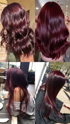 Dark Berry Red Hair, Really Dark Red Hair, Deep Cherry Red Hair Burgundy, Dark Wine Hair, Cherry Wine Hair, Dark Magenta Hair, Red Hair Cherry, Cherry Red Hair Dye, Wine Colored Hair