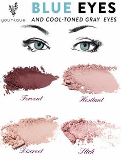 Eye Color Makeup, Makeup Chart, Younique Eyeshadow, Eyeshadow Colors, Younique Beauty, Learn Makeup