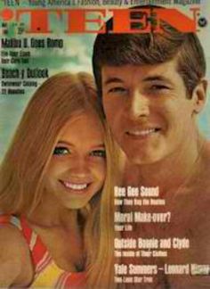 a magazine cover with a man and woman smiling