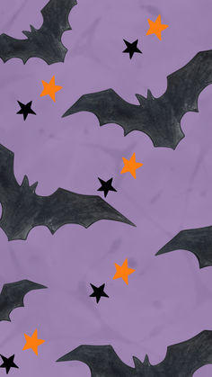 Cute halloween aesthetic featuring bats and halloween colors Purple Fall Asthetic, Purple And Orange Halloween Aesthetic, Fall Aesthetic Purple, Dark Purple Wallpaper Desktop, Bat Halloween Wallpaper, Cute Aesthetic Halloween Wallpaper, Halloween Aesthetic Purple