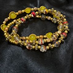 Cute Boho style beaded bracelet. Choose a size and style that suits you. Natural gemstones and rose gold glass beads strung on stretchy string, tied and glued for long lasting wear. Looks great alone or with multiples. Round Rock, Fancy Pants, Bead Stringing, Gold Glass, Boho Style, Beaded Bracelet, Suits You, Sunnies, Natural Gemstones