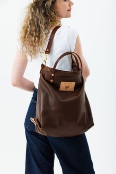 Mocha Tuscan Leather Backpack – Meanwhile Back on the Farm Brown Leather Backpack Purse, Brown Leather Tote Bag, Brown Tote Bag, Teacher Bags, Brown Leather Backpack, Leather Backpack Purse, Brown Tote, Convertible Bags, Brown Leather Bag