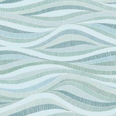 an abstract blue and white pattern with wavy lines on the bottom half of each wave