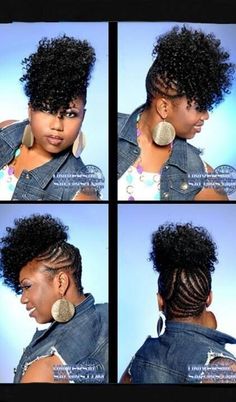 Crochet Mohawk, Cabello Afro Natural, Twisted Hair, Natural Braids, Pelo Afro, Hair Affair