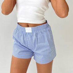 Women Gingham Pajama Bottoms Made By High Quality 95%Polyester, 5%Cotton Fabric. The Casual Lounge Shorts For Women Are Breathable And Skin-Friendly. Never Worn Before! Y2k Goth Outfits, Summer Plaid, Casual Summer Shorts, Shorts Casual, Casual Stripes, Elastic Waist Shorts, Summer Fabrics, Chic Fashion, Pants Pattern