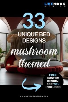 Mushroom Themed Beds: Nestle into Nature’s Whimsical Charm