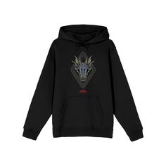 Game of Thrones fans will love this House of the Dragon graphic hoodie. Game of Thrones fans will love this House of the Dragon graphic hoodie. Hooded with drawstring Kangaroo pocket Long sleevesFABRIC & CARE Cotton, polyester Machine wash Imported Color: Black. Gender: male. Age Group: adult. Dragon Hoodie, Dragon Graphic, Man Of The House, Game Of Thrones Fans, House Of The Dragon, The Dragon, Graphic Hoodie, Graphic Hoodies, Hooded Sweatshirt