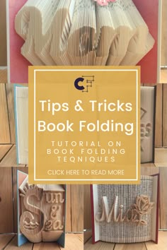 books with the title tips and tricks book folding