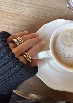 The Sofie Ring | LIÉ STUDIO Mimi Nguyen, Chunky Gold Jewelry, Studio Jewelry, Dainty Style, Instagram Jewelry, Chunky Ring, Instagram Christmas, Chunky Jewelry, Index Finger