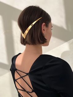 Trek Metal Halo | LELET NY Hair Reference, Hair Dos, Mode Inspiration, Hair Jewelry, Hair Goals, Hair Inspo, Hair And Nails, Headpiece, Hair Inspiration