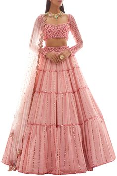 Bridesmaids Lehenga, भारतीय दुल्हन संबंधी, डिजाइनर कपड़े, Ghaghra Choli, Pink Lehenga, Red Lehenga, Embroidered Lehenga