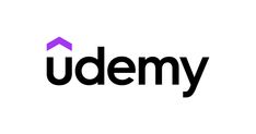 the uddermy logo is shown in black and purple