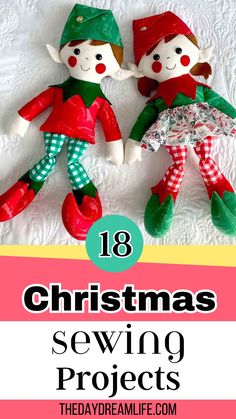 Fabric Christmas Sewing Patterns, Free Xmas Sewing Patterns, Christmas Presents To Sew, Easy Sewing Projects For Beginners Christmas Gift Ideas, Christmas Pillows To Make Sewing Free Pattern, Christmas Sewing Projects Gift Ideas, Christmas Flannel Sewing Projects, Xmas Sewing Projects, Diy Christmas Sewing Projects