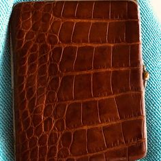 Beautiful Vintage Alligator Skin Wallet From London England's Portobello Road 5 And 1/4 Inech Tall And 4 And 14 Inches Wide Push Clasp Many Inside Pocket Pouch Spaces Alligator Wallet, Wallet Vintage, Portobello Road, Alligator Skin, Portobello, London England, Pocket Pouch, Alligator, Inside Pocket