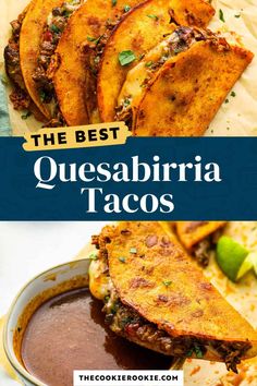 the best quesadilla tacos with sauce and cheese