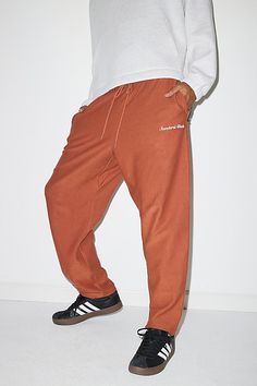 Classic sweatpants by Standard Cloth in a brushed terry cotton construction. Relaxed, baggy silhouette fitted with pockets and topped with logo text. Stretch elastic waistband with an adjustable tie closure. Urban Outfitters exclusive. Features Standard Cloth Foundation reverse terry sweatpants Essential sweatpants from Standard Cloth Logo text embroidery Elastic waistband Adjustable drawstring Elastic ankle cuffs UO exclusive Content + Care 100% Cotton Machine wash Imported Size + Fit Model in Cloth Logo, Essential Sweatpants, Text Embroidery, Logo Text, Ankle Cuffs, Chutney, Urban Outfitters, Fitness Models, Sign Up