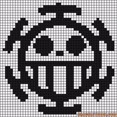 a cross stitch pattern that looks like an emblem