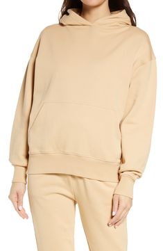 Stay cozy and stylish with this beige oversized hoodie crafted from soft cotton knit. Perfect for your casual, cold-weather wardrobe, its slouchy design ensures lasting comfort and effortless appeal. Womens Oversized Hoodie, We Wore What, Hoodie Style, Beige Bag, Shades Of Beige, Colorful Shoes, All Black Everything, Soft Hoodie, Oversized Hoodie