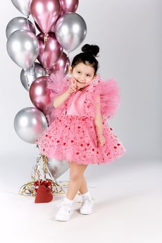 We prepared this Pink Colorful Tulle Dress with great care for your Birthday parties.. We use luxury cotton fabric and tulle so she will look striking and different.. Cotton lining was used on the inside. With Pink Tutu, she will be a sweet also she will be comfortable.. There is a big ribbon at the back of the dress.. We have our own standard sizes for this item 1 years to 7 years but ıf you want to order a custom size, you can message to us for the measurements. age, heigh,t weight, Chest and Girls Valentine Dresses, Pink Birthday Dress, Valentines Day Dress, First Valentines Day, Pink Heart Dress, Pink Tutu Dress, Toddler Girl Dress, Valentines Day Dresses, Toddler Valentines